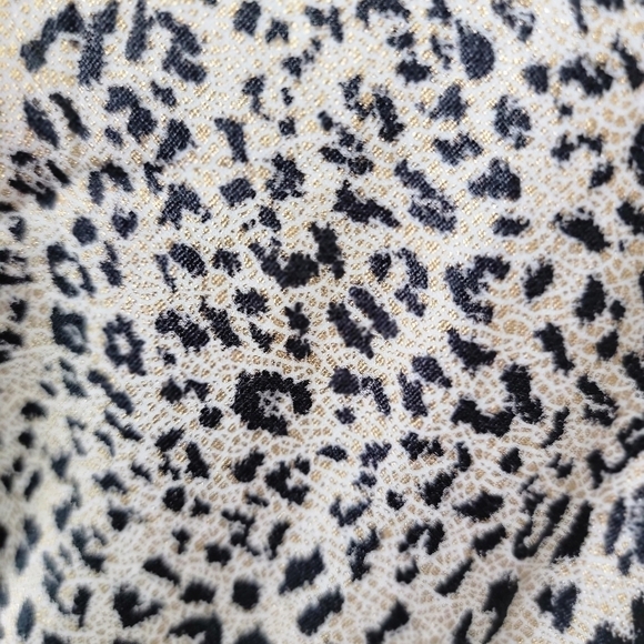 🐆 Animal Print Shimmer Cut Out Mini Dress - Women's Size Small 🐆 - Picture 9 of 11